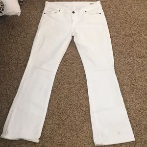Citizen of humanity white jeans size 30 flare